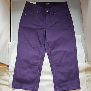 Riders by Lee Deep Purple Cropped Jeans